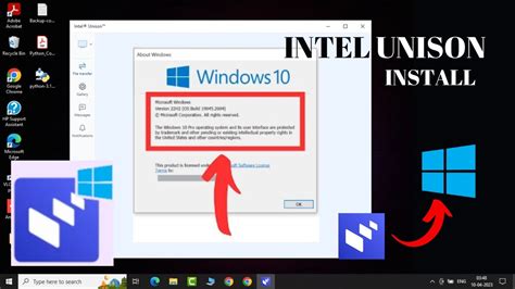 install intel unison on windows 10 home